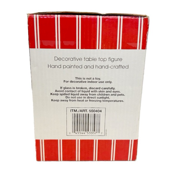 Christmas Santa Claus Snow Globe Decorative Figure Holiday Red Green Sparkly Fun - Picture 13 of 14